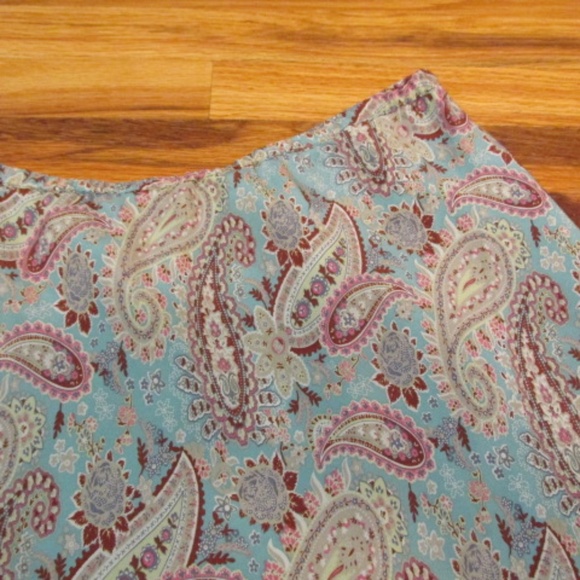 Sundance Vintage Full Silk Skirt, Size 16 - Picture 6 of 6
